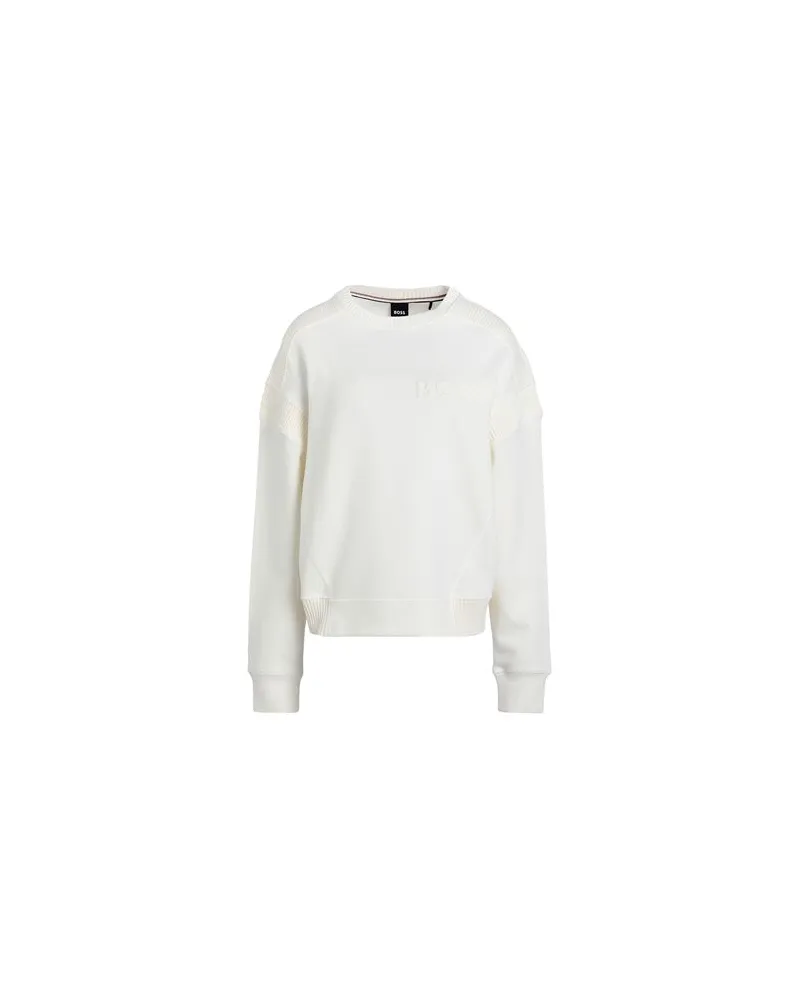 HUGO BOSS TOPS - Sweatshirtsauf YOOX.COM Elfenbein