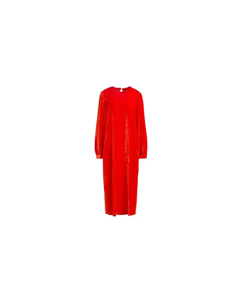 Semicouture KLEIDER - Midi-Kleiderauf YOOX.COM Rot