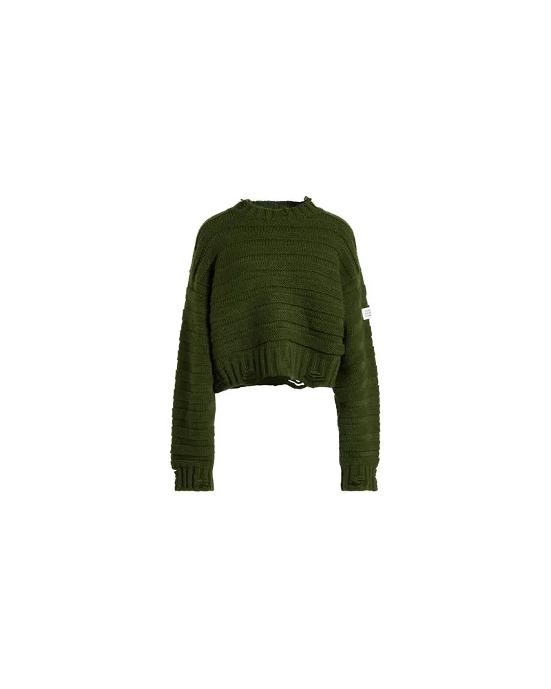 Maison Margiela STRICKWAREN - Pulloverauf YOOX.COM Militärgrün