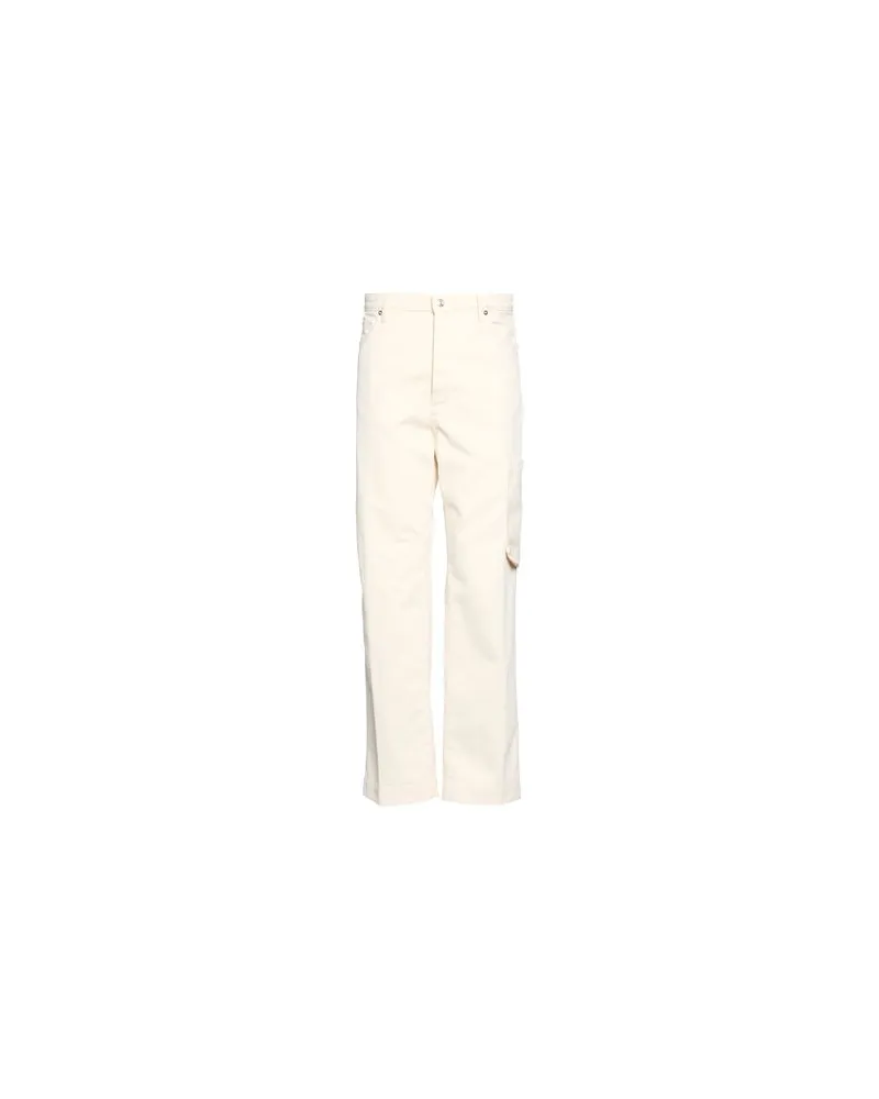 nine:inthe:morning HOSEN & RÖCKE - Jeanshosenauf YOOX.COM Cremeweiß
