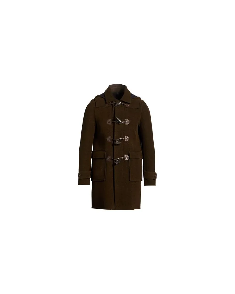 Hevò JACKEN & MÄNTEL - Mäntelauf YOOX.COM Militärgrün
