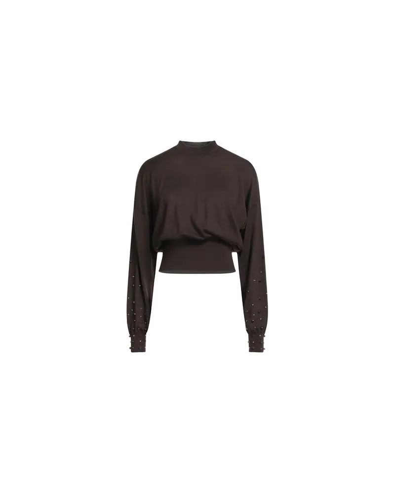 Fabiana Filippi STRICKWAREN - Pulloverauf YOOX.COM Dunkelbraun