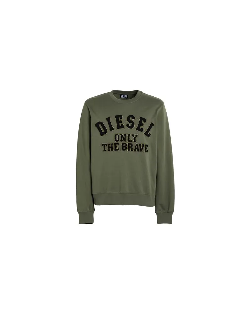 Diesel TOPS - Sweatshirtsauf YOOX.COM Militärgrün