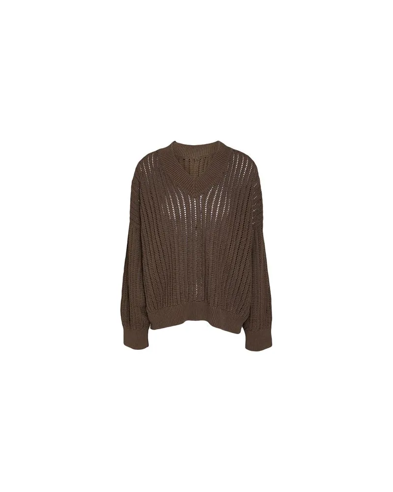 Brunello Cucinelli STRICKWAREN - Pulloverauf YOOX.COM Khaki