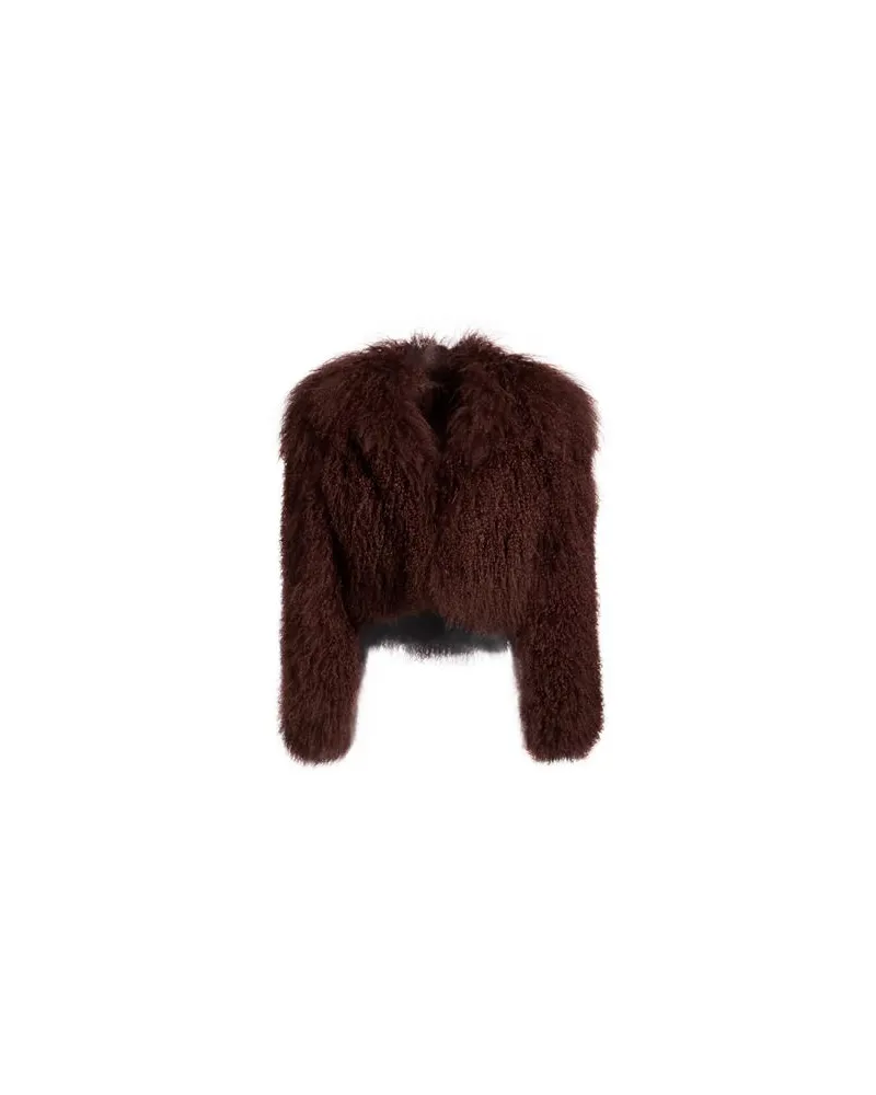 Salvatore Santoro JACKEN & MÄNTEL - Shearling- & Kunstfellauf YOOX.COM Braun