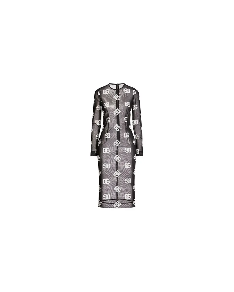 Dolce & Gabbana KLEIDER - Midi-Kleiderauf YOOX.COM Schwarz