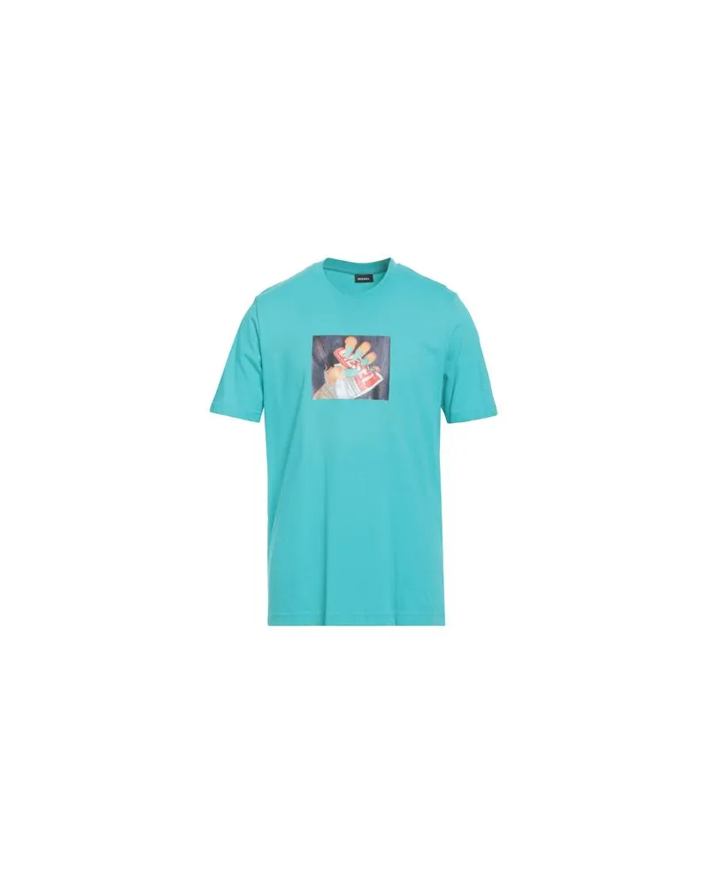 Diesel TOPS - T-shirtsauf YOOX.COM Tūrkis