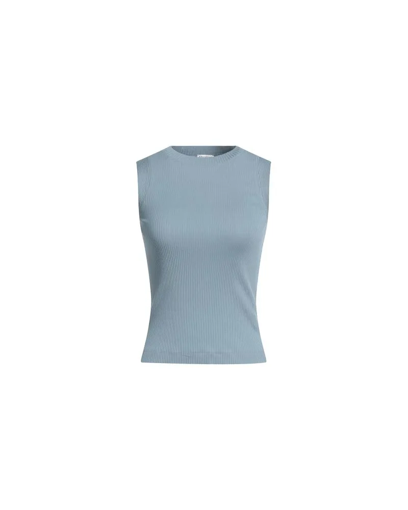 Brunello Cucinelli TOPS - T-shirtsauf YOOX.COM Hellblau