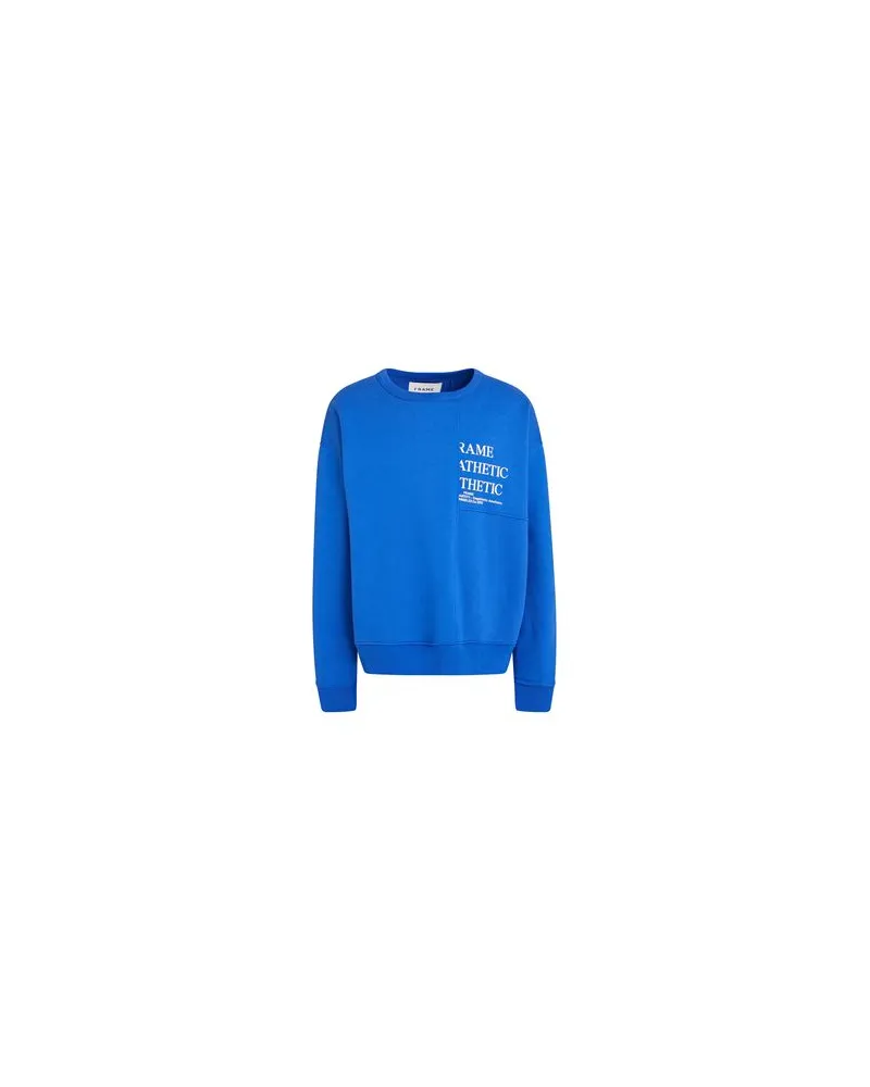 Frame Denim TOPS - Sweatshirtsauf YOOX.COM Blau