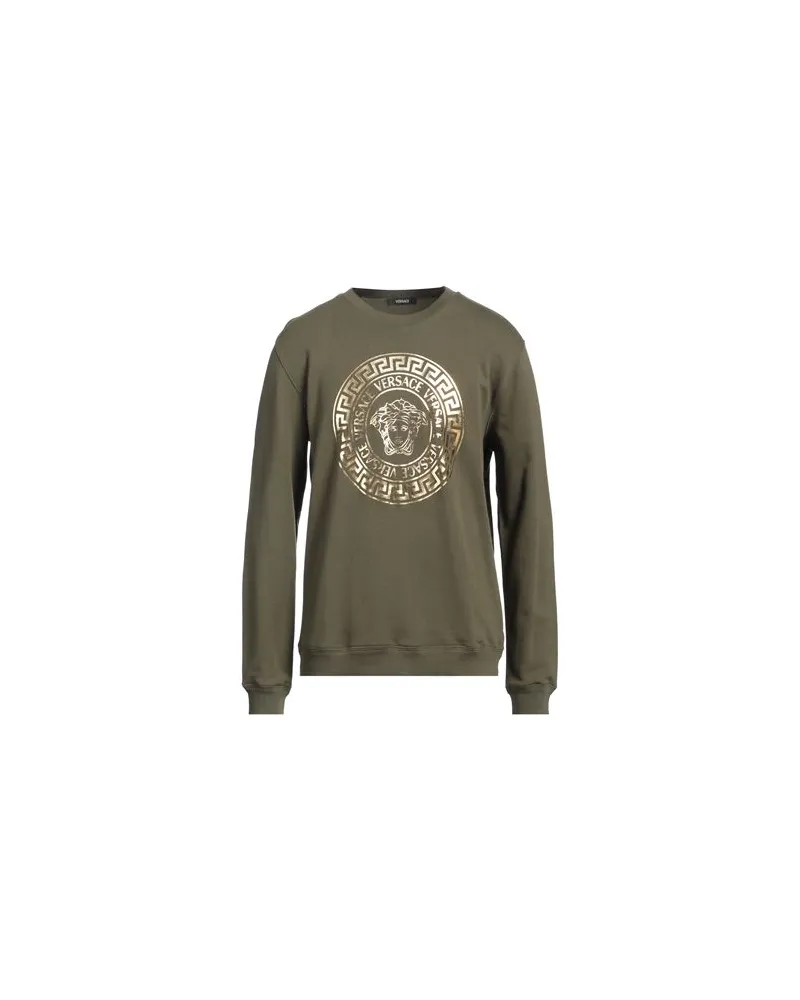 Versace TOPS - Sweatshirtsauf YOOX.COM Militärgrün