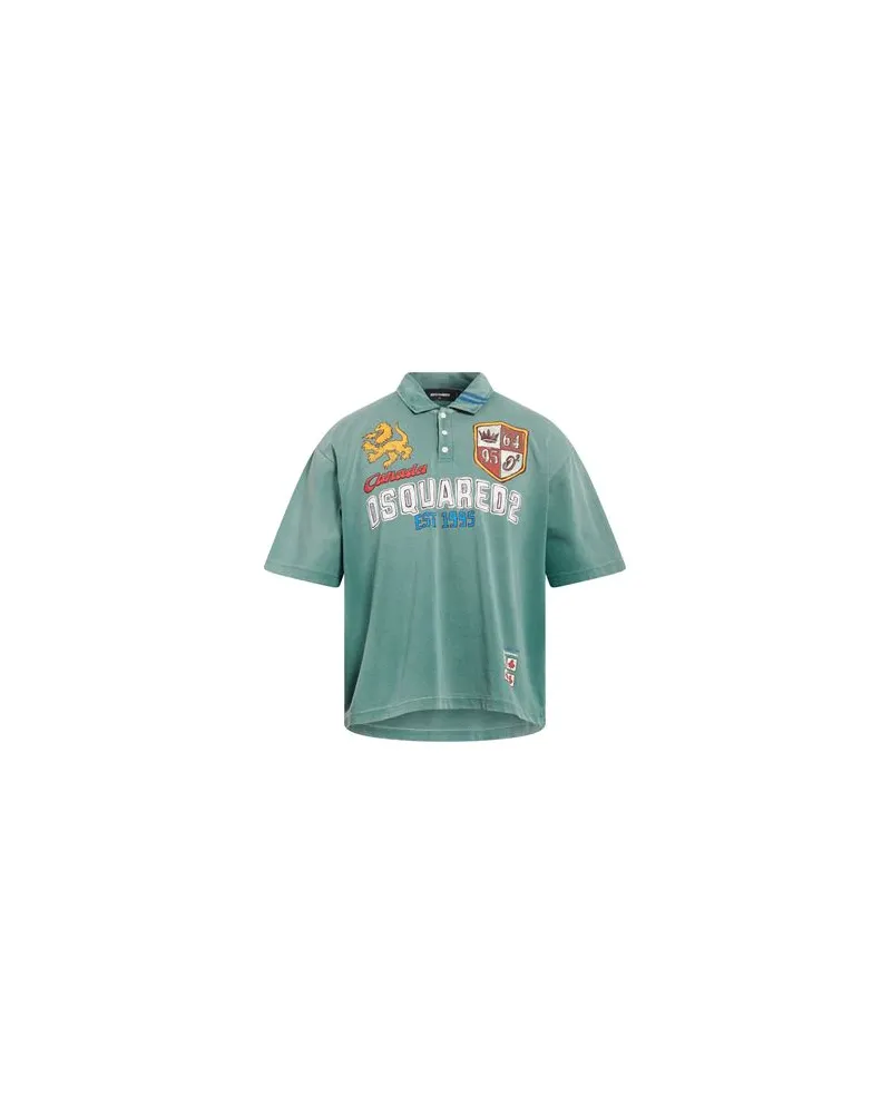 Dsquared2 TOPS - Poloshirtsauf YOOX.COM Dunkelgrün
