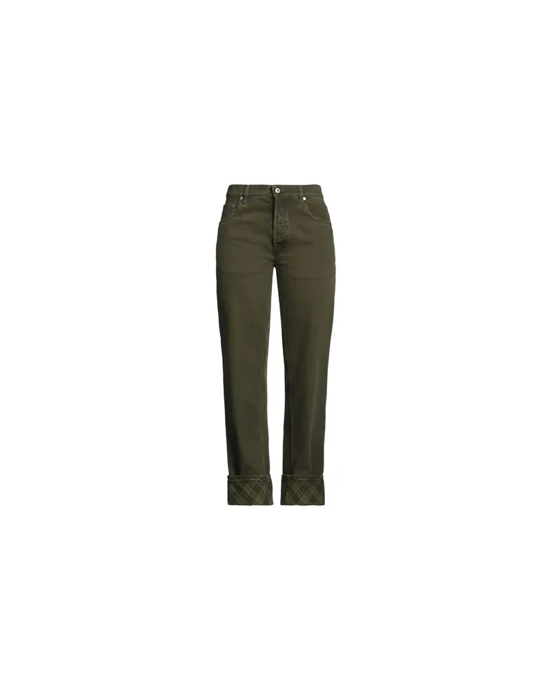 Burberry HOSEN & RÖCKE - Jeanshosenauf YOOX.COM Militärgrün