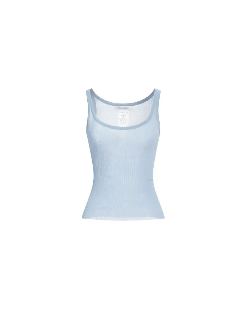 Max Mara SFILATA - TOPS - Topsauf YOOX.COM Hellblau