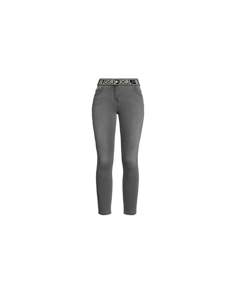 Blumarine HOSEN & RÖCKE - Jeanshosenauf YOOX.COM Grau