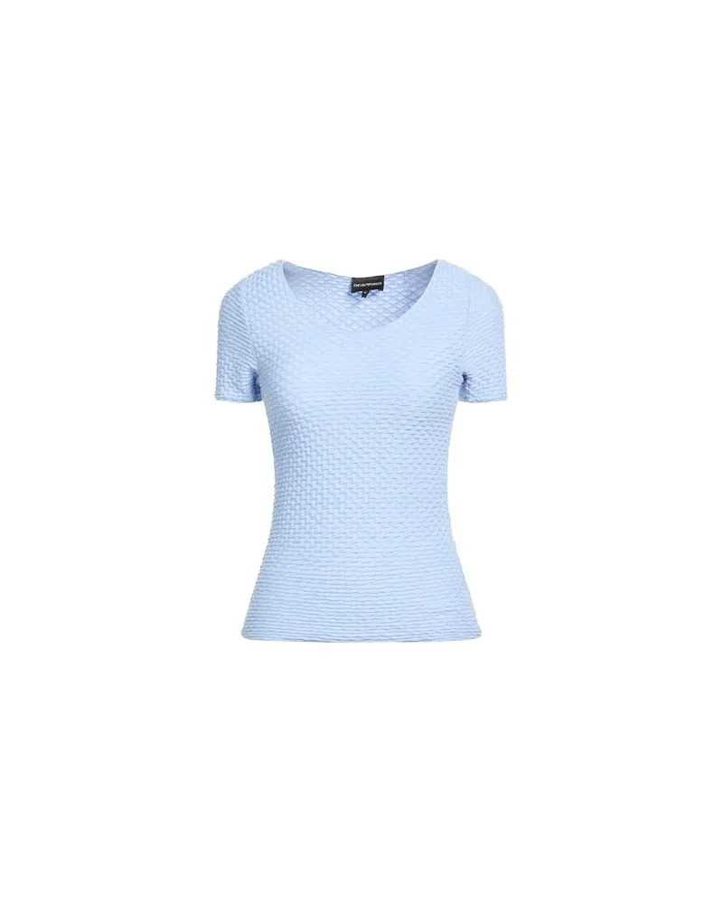Emporio Armani TOPS - T-shirtsauf YOOX.COM Himmelblau