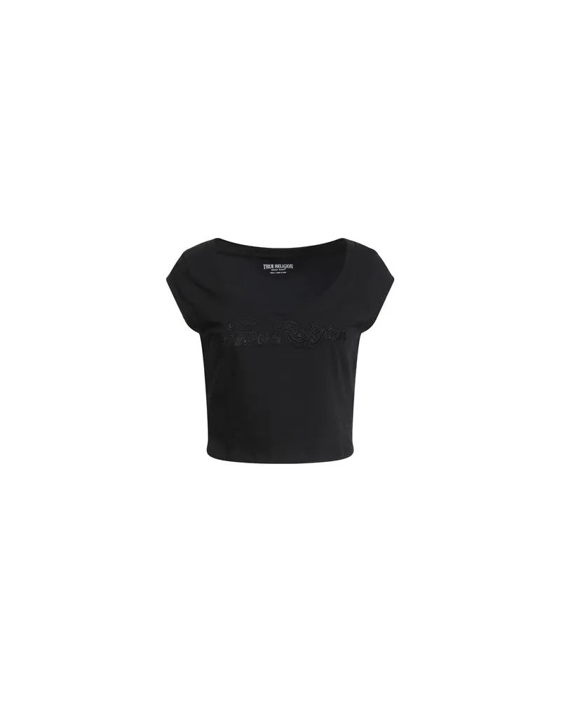 True Religion TOPS - T-shirtsauf YOOX.COM Schwarz