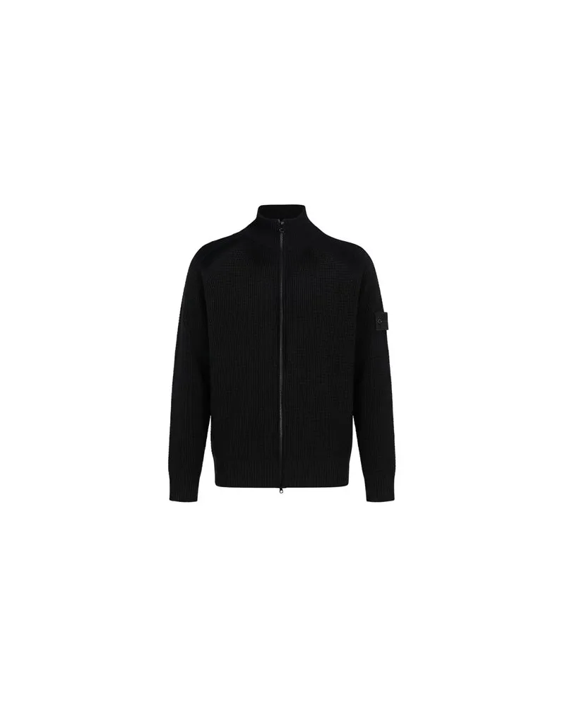 Stone Island STRICKWAREN - Strickjackenauf YOOX.COM Schwarz