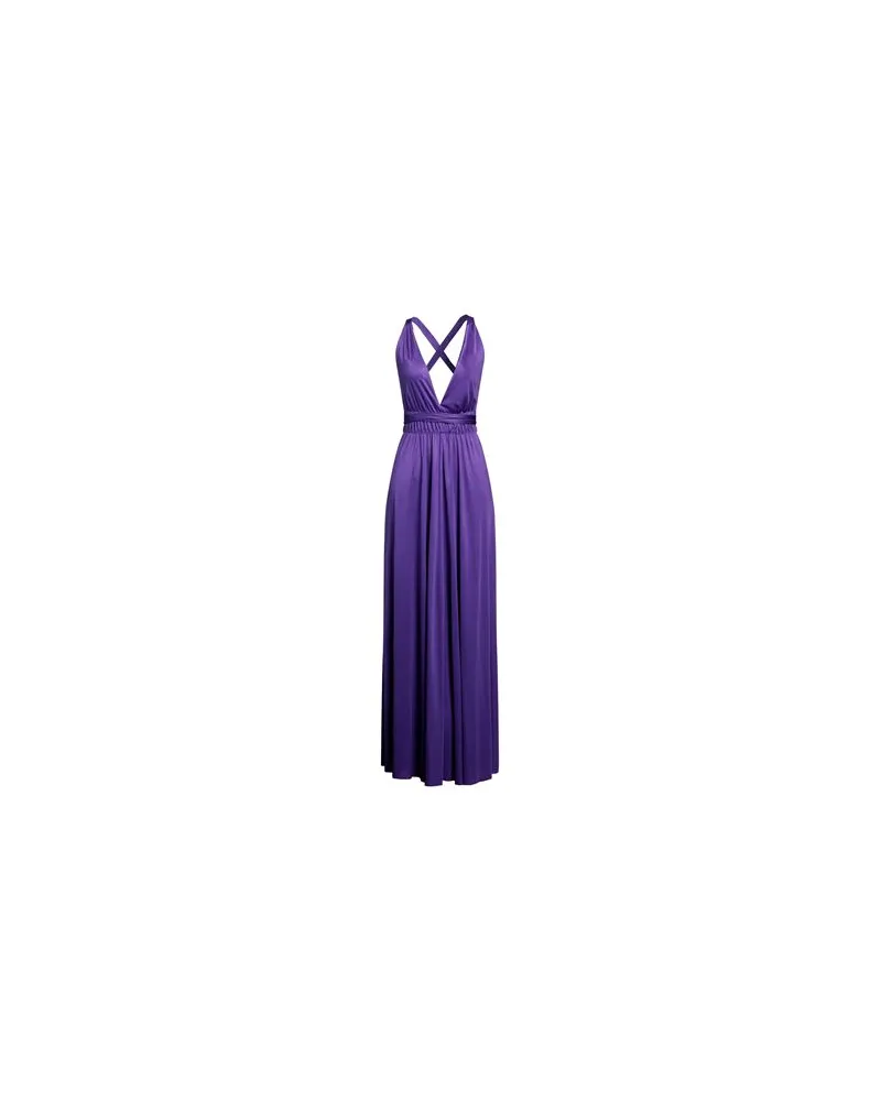 P.A.R.O.S.H. KLEIDER - Maxi-Kleiderauf YOOX.COM Violett
