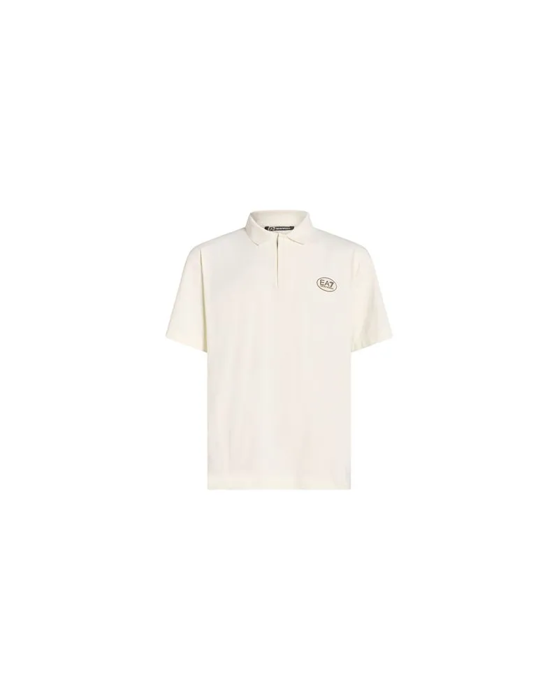 EA7 TOPS - Poloshirtsauf YOOX.COM Elfenbein