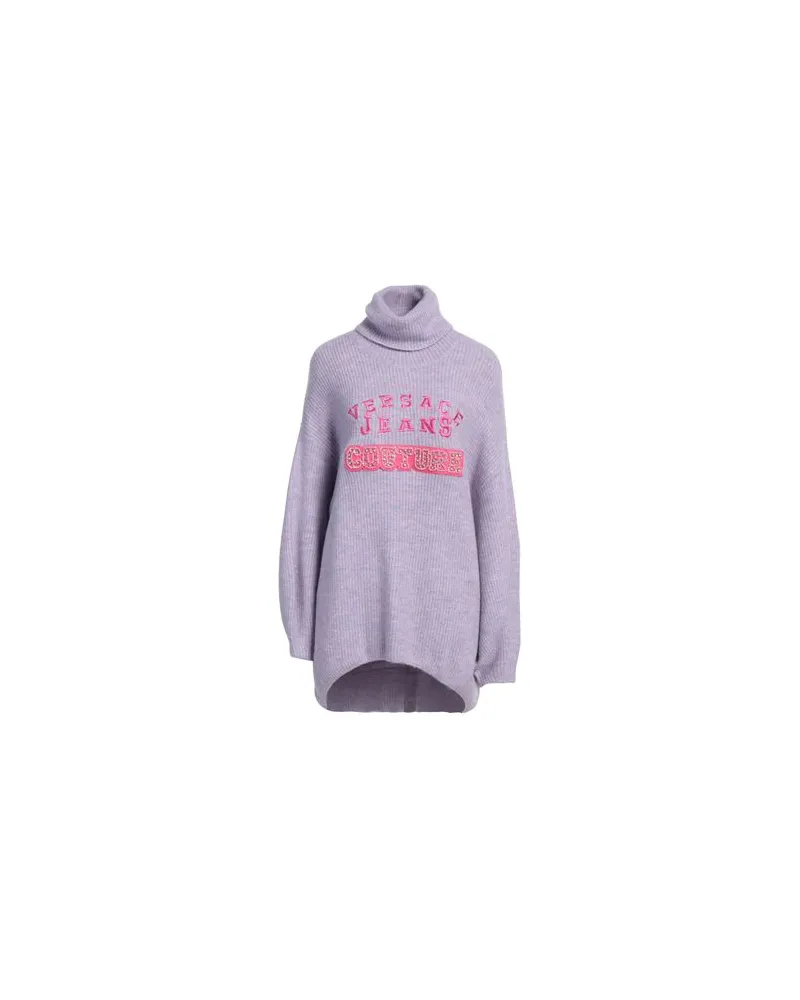 Versace Jeans STRICKWAREN - Rollkragenpulloverauf YOOX.COM Malve