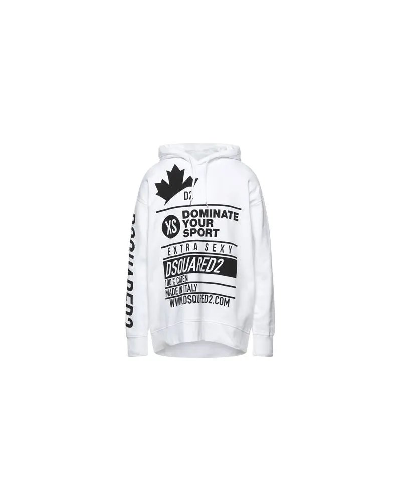 Dsquared2 TOPS - Sweatshirtsauf YOOX.COM Weiß