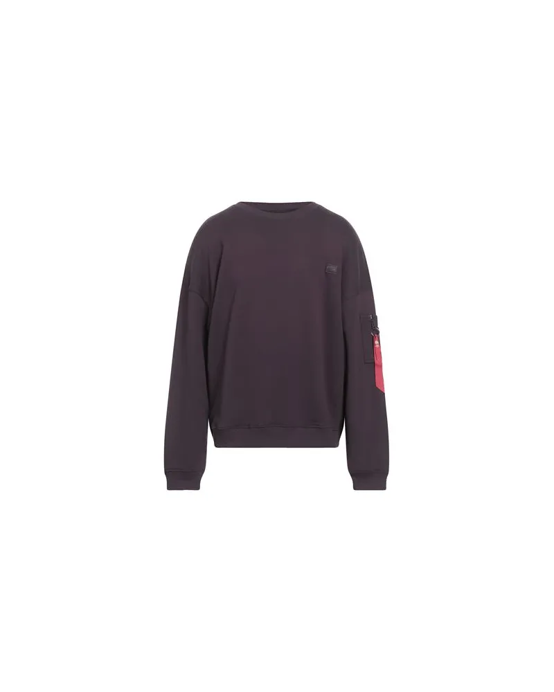 Alpha Industries TOPS - Sweatshirtsauf YOOX.COM Pflaume
