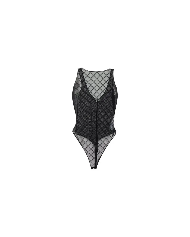 Elisabetta Franchi TOPS - Bodysuitsauf YOOX.COM Schwarz