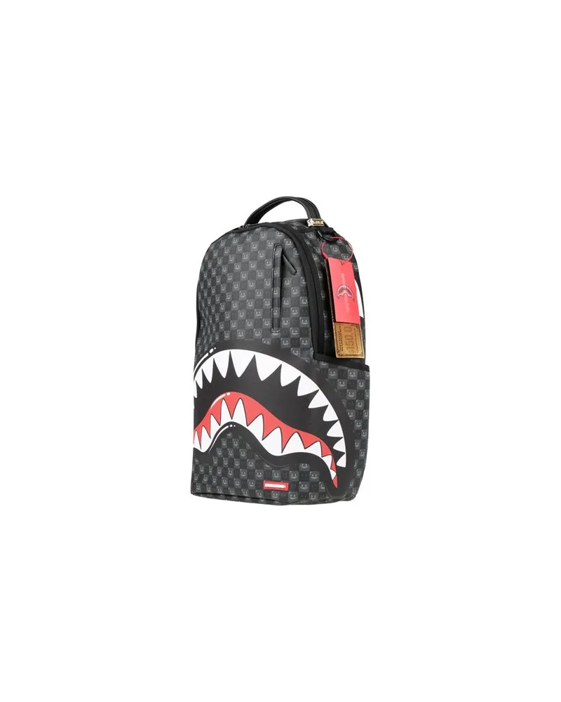 Sprayground SHARKS IN PARIS WTF BUBBLY BLACK CHECK BACKPACK - TASCHEN - Rucksäckeauf YOOX.COM Schwarz