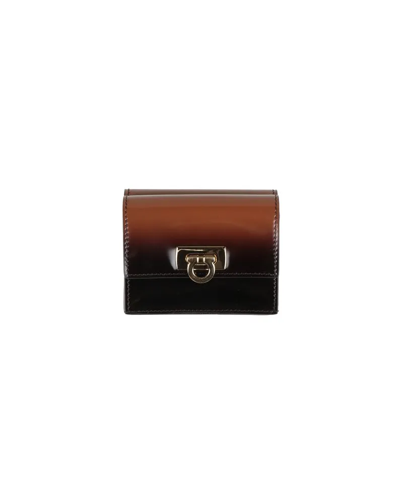 Ferragamo Kleinlederwaren - Brieftaschenauf YOOX.COM Braun