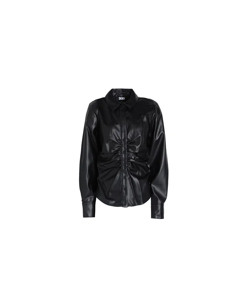 DKNY TOPS - Hemdenauf YOOX.COM Schwarz