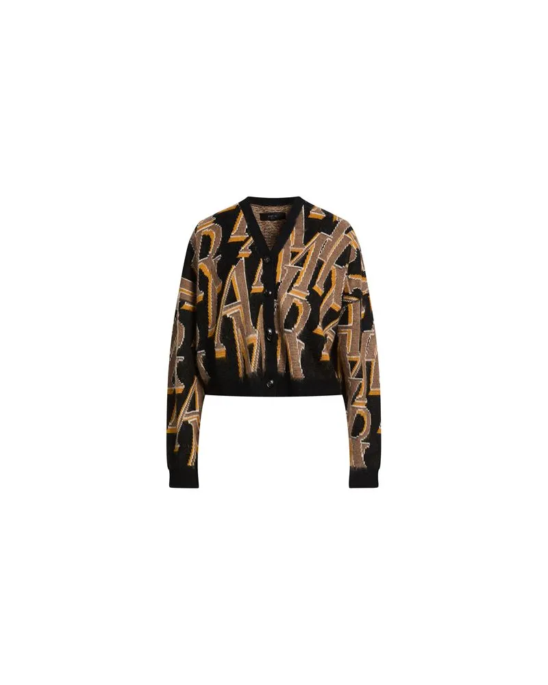 Amiri STRICKWAREN - Strickjackenauf YOOX.COM Schwarz