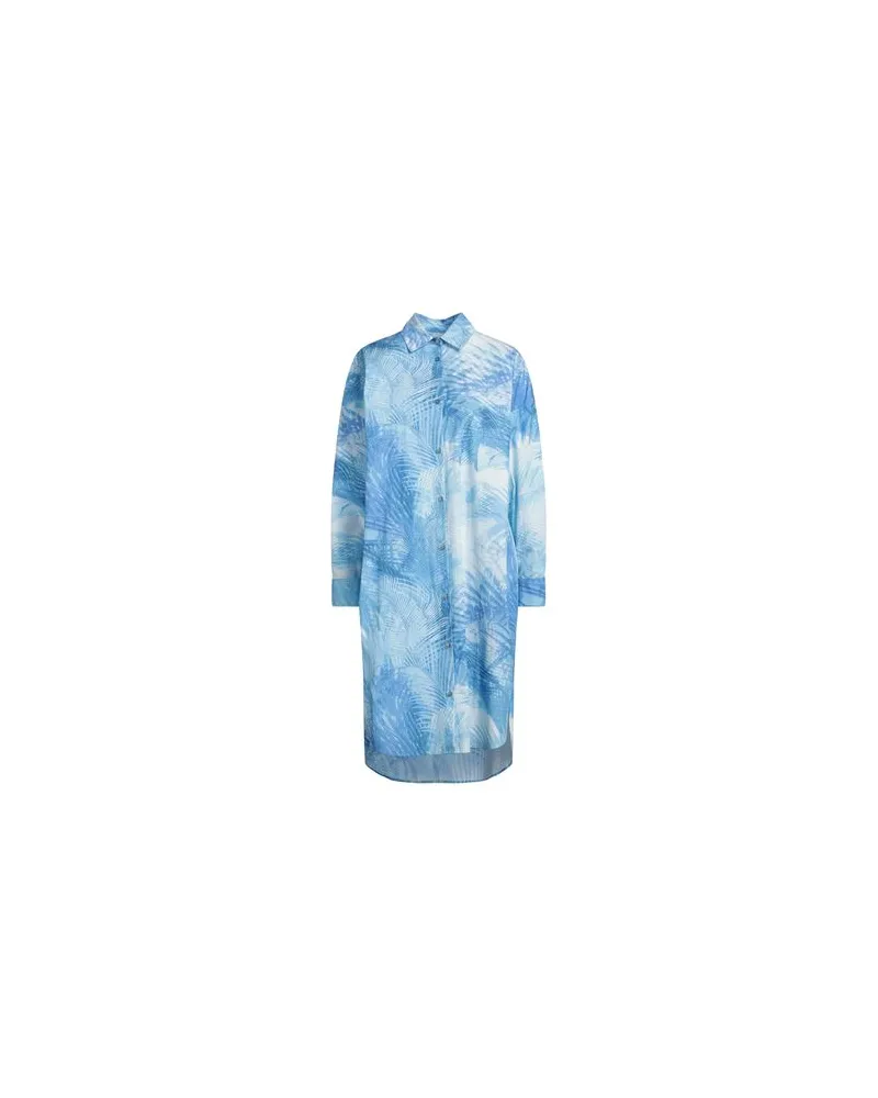 ICE PLAY KLEIDER - Midi-Kleiderauf YOOX.COM Azurblau