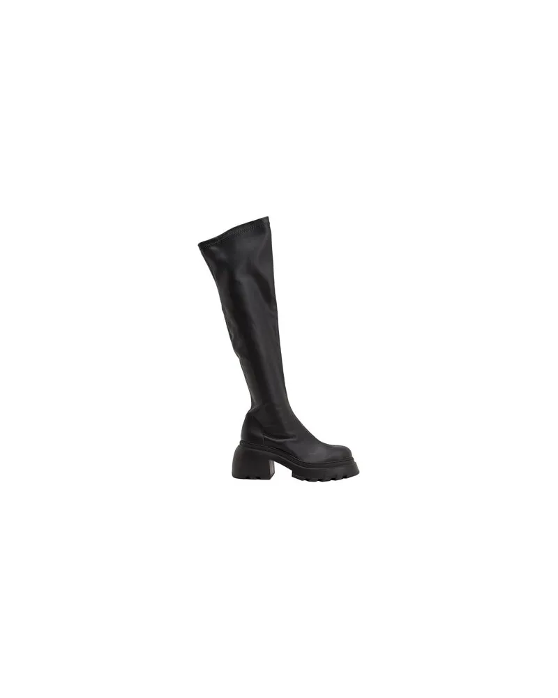 8 by Yoox STRETCH SOCK CHUNKY BOOTS  - SCHUHE - Stiefelauf YOOX.COM Schwarz