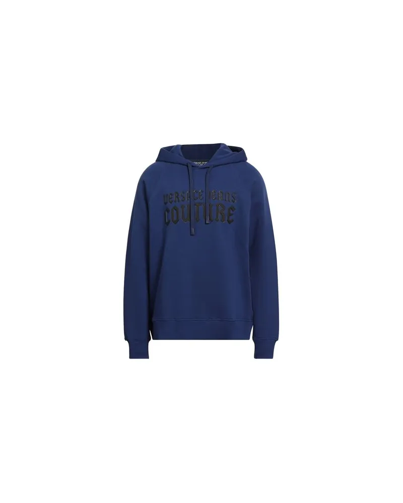 Versace Jeans TOPS - Sweatshirtsauf YOOX.COM Blau