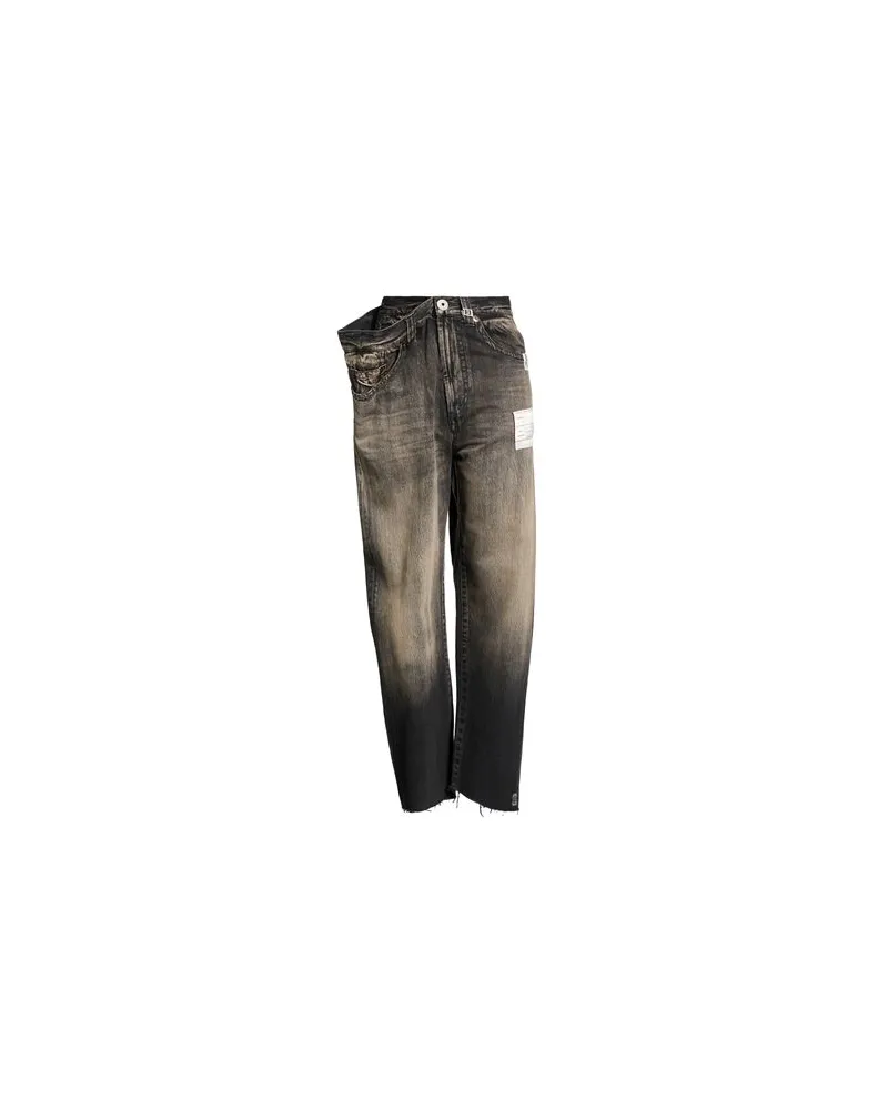 MIHARAYASUHIRO HOSEN & RÖCKE - Jeanshosenauf YOOX.COM Schwarz