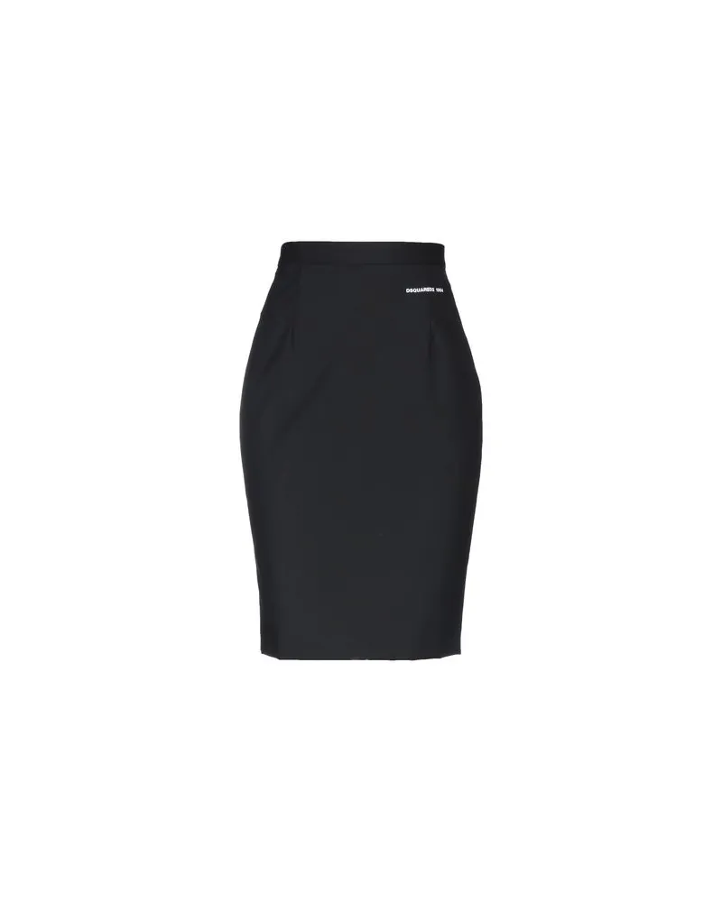 Dsquared2 HOSEN & RÖCKE - Midi-Röckeauf YOOX.COM Schwarz