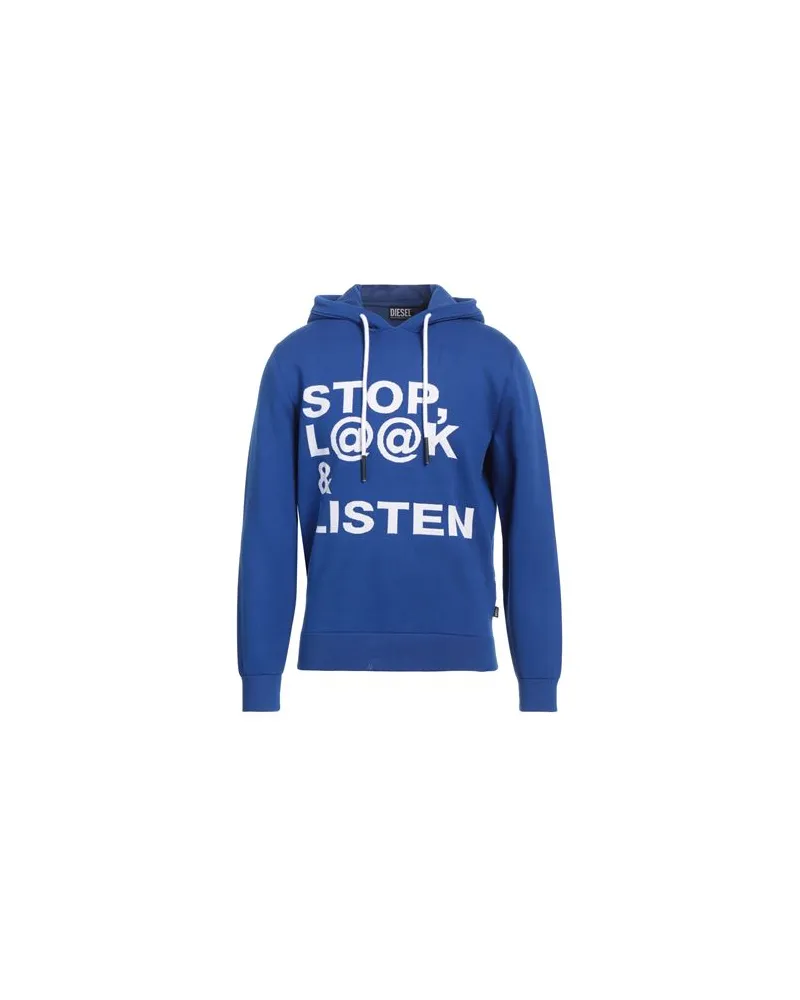 Diesel TOPS - Sweatshirtsauf YOOX.COM Blau