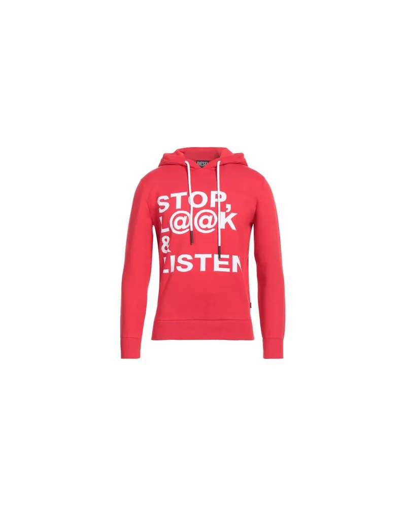Diesel TOPS - Sweatshirtsauf YOOX.COM Rot