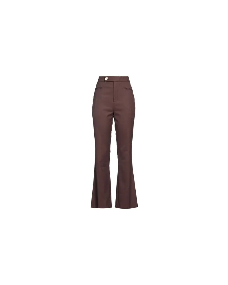 Isabelle Blanche HOSEN & RÖCKE - Hosenauf YOOX.COM Braun