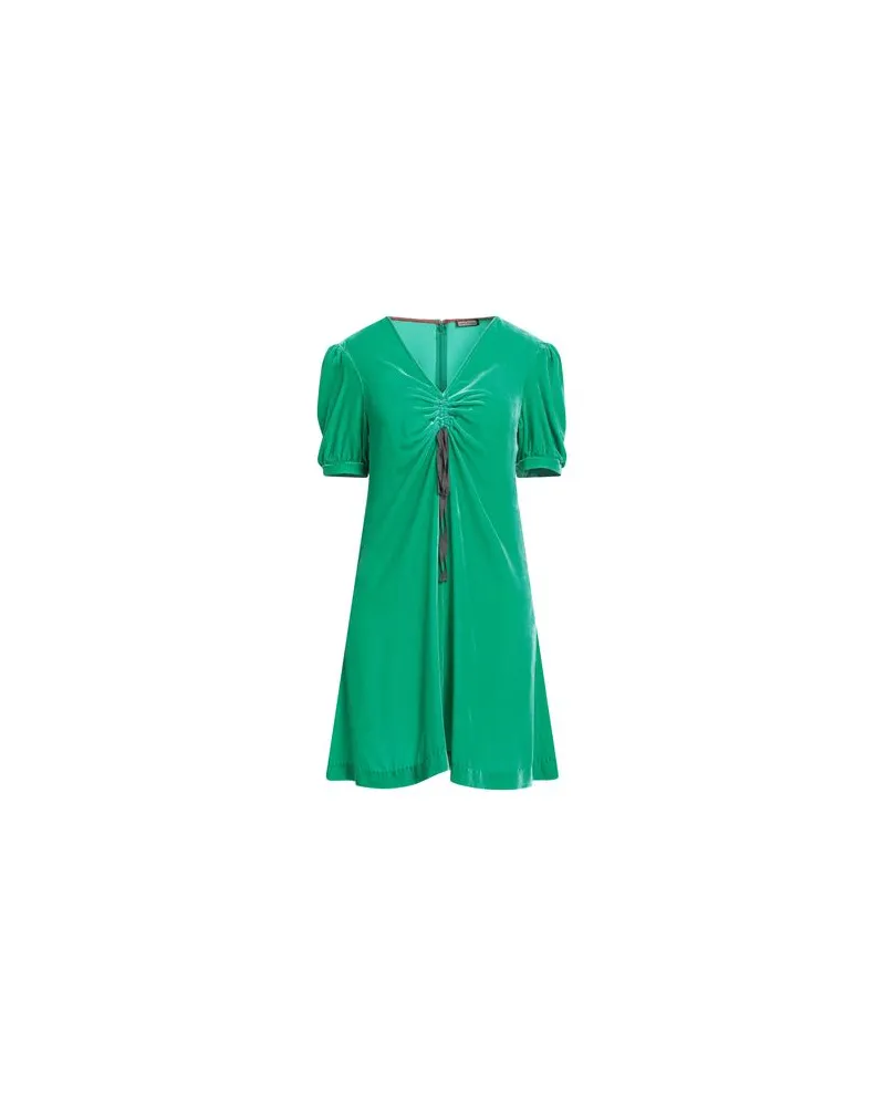 Maliparmi KLEIDER - Mini-Kleiderauf YOOX.COM Smaragdgrün
