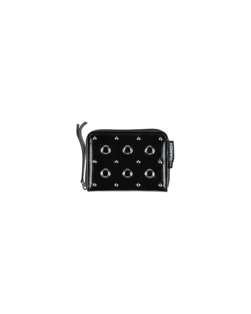 Dsquared2 Kleinlederwaren - Brieftaschenauf YOOX.COM Schwarz