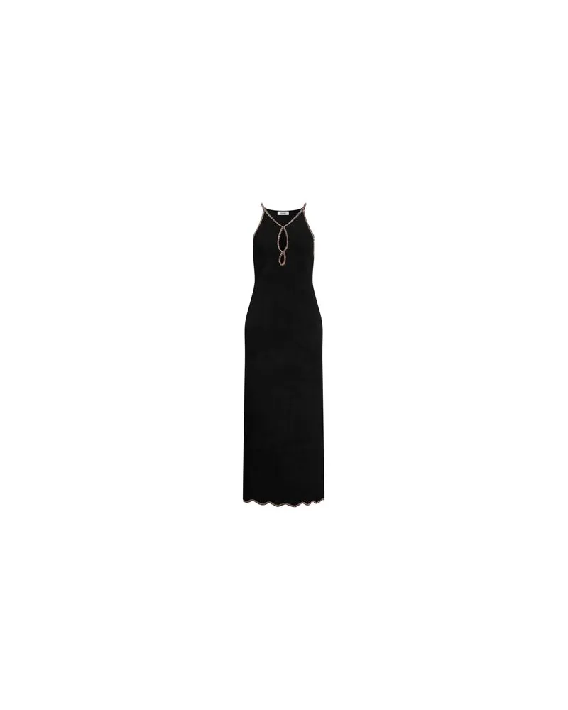 Sandro KLEIDER - Maxi-Kleiderauf YOOX.COM Schwarz