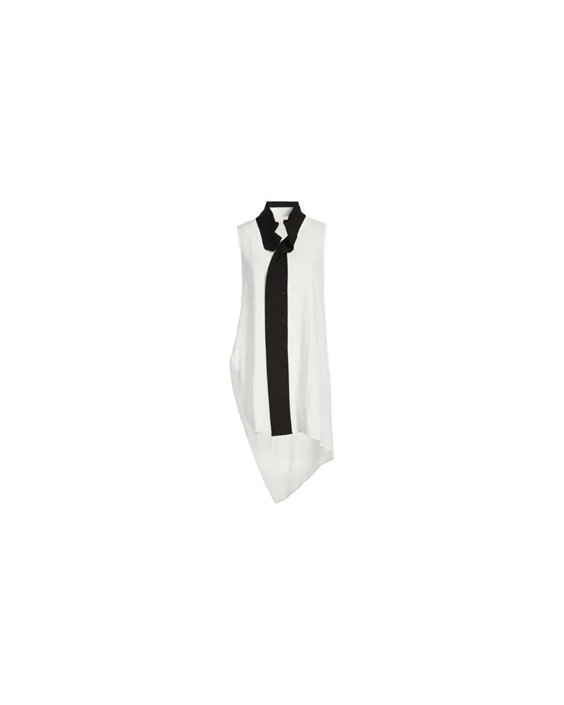 Y'S YOHJI YAMAMOTO TOPS - Hemdenauf YOOX.COM Weiß