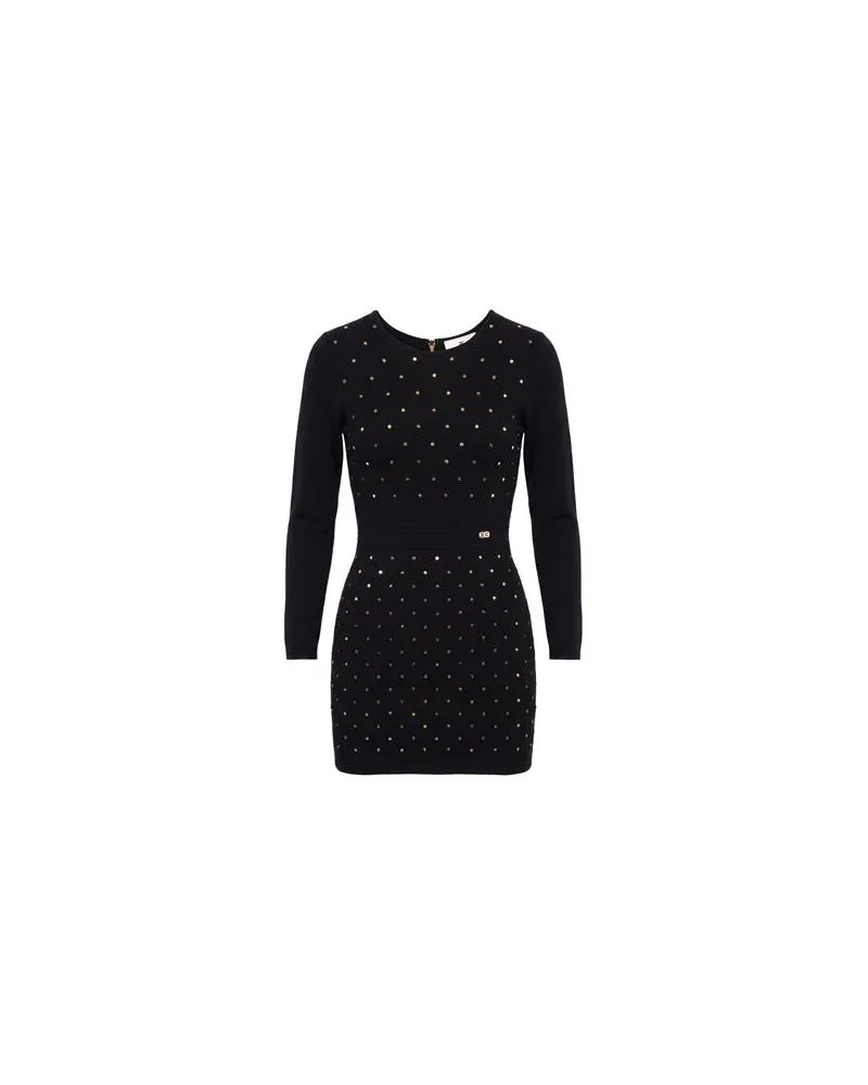Elisabetta Franchi KLEIDER - Mini-Kleiderauf YOOX.COM Schwarz