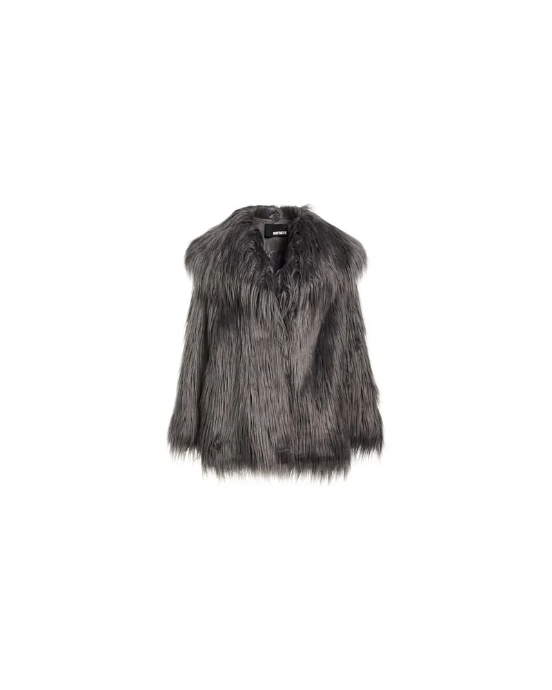 ROTATE Birger Christensen JACKEN & MÄNTEL - Shearling- & Kunstfellauf YOOX.COM Grau
