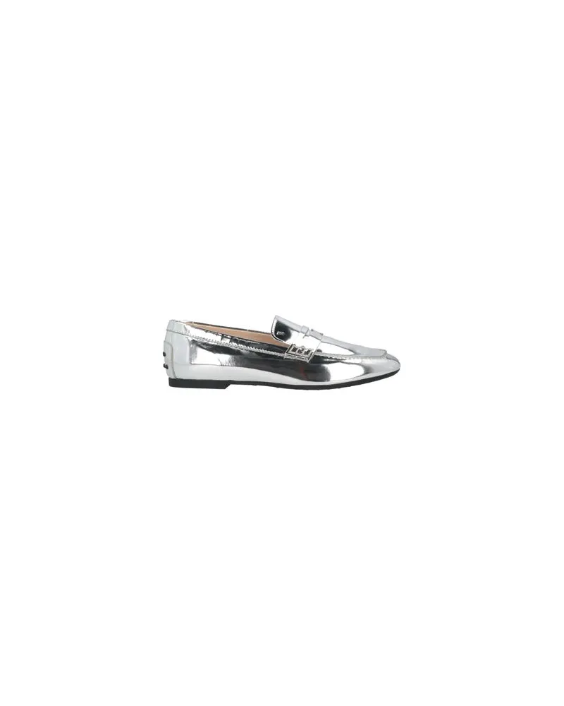 TOD'S SCHUHE - Mokassinsauf YOOX.COM Silber
