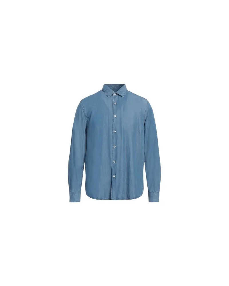 Altea TOPS - Jeanshemdenauf YOOX.COM Blau