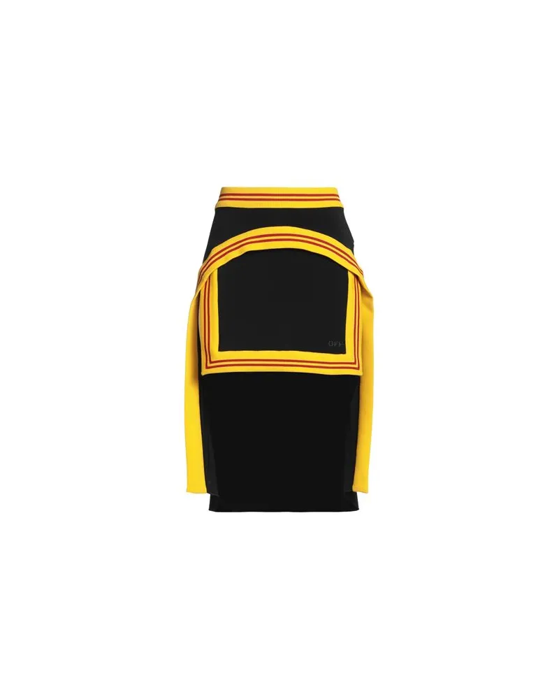 OFF-WHITE HOSEN & RÖCKE - Midi-Röckeauf YOOX.COM Schwarz