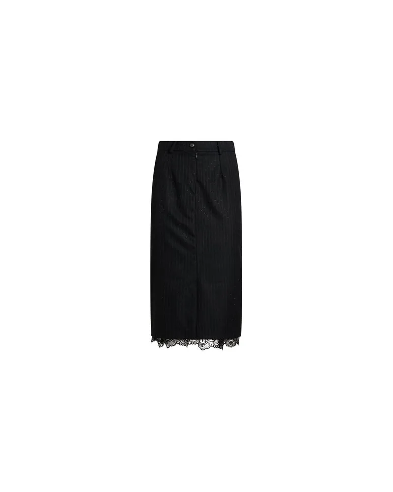 VICOLO HOSEN & RÖCKE - Midi-Röckeauf YOOX.COM Schwarz