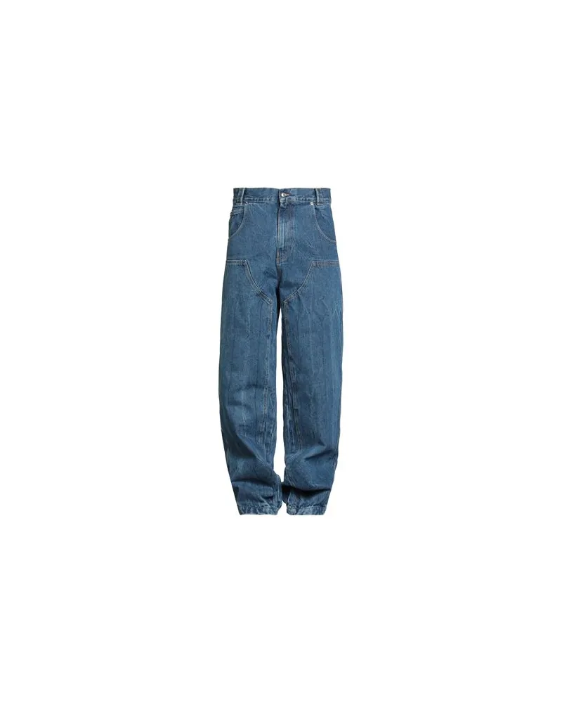 PAURA HOSEN & RÖCKE - Jeanshosenauf YOOX.COM Blau